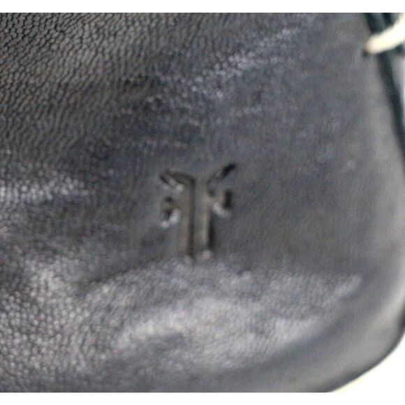 Frye BLACK REAL LEATHER ELASTIC SIDE ROUND TOE COMFORT LOAFER FLATS SHOES Sz8.5M - Picture 4 of 10